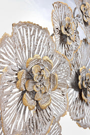 Aurum iron floral wall decoration 115 x 54 cm