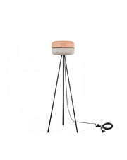 Idra floor lamp in pink and gray metal STS