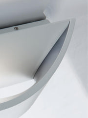 12W Aluminum Die-Cast Wall Sconce with Satin Diffuser - Warm Coffee Light