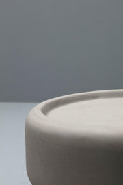 Coffee table in mdf with gray top D42xD42x52h cm