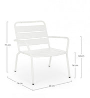Marlyn White Armchair