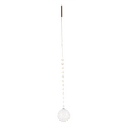 Transparent Amy Christmas ball Ø15 cm