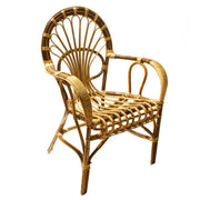 Rattan sole armchair with cushion cm 62 x 65 x h44 - 62-90