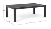 TABLE IN ANTHRACITE ALUMINUM