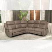 Chicago ranger 01 corner sofa 2 reclining seats 243x243x100