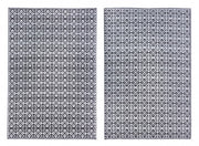 Carpet Tirrenia Black-White 150X210 Cod.0607635
