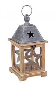 8x Alinka Wooden Nat C Lantern