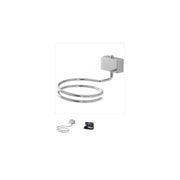 Feridras Velvet Hair Dryer Holder Chromed Steel Adhesive-Screws 015111