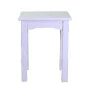 Nantes white wood display table cm154x46xh100