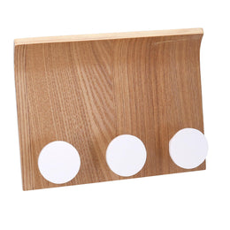 Brown wooden hanger 3 places cm22x5x17