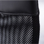 Dakar faux leather office armchair with black armrests