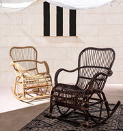 CASIMIRA Rocking Armchair in Natural Rattan 66x82x h88 cm