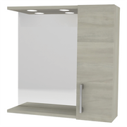 Bathroom mirror with single wall unit cm 58 X 16 X H.57
