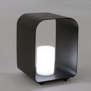 Anthracite Ridley aluminum Led lamp 35h cm