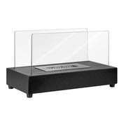 Decorative Bioethanol Fireplace Black 355 x 180 x 205 mm