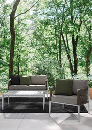 Calypso white coffee table 110x60 cm