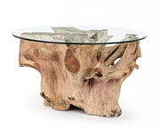 ROSALIND COFFEE TABLE W-GLASS