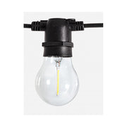 Outdoor chain lights Bright 10 Transparent LEDs 8,4m