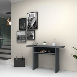 Folding console table Cement IKEBANA 120x40x h76 cm