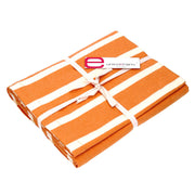 Pop striped orange rectangular tablecloth cm140x240