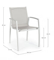 6x Chair C-Br Hilla White Cloud Ld30 -