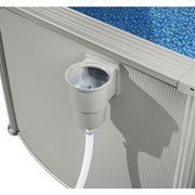 Hydrium round above ground pool 460x120 cm gray