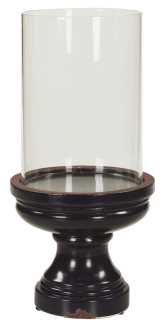 Candelabra maxi blue with glass dc-1029 Øcm. 22h43