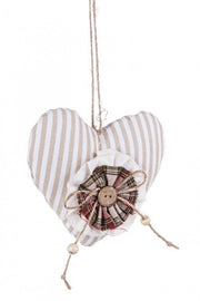 12x Heart Striped York Pendant