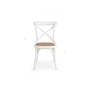 Retro White Wood Chair