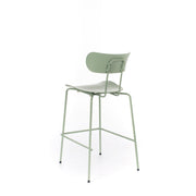 Polypropylene stool with green seat