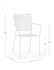 4x C-Br Lizette Chair White