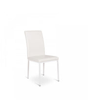 2x Flag STS white leatherette chair