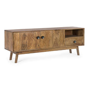 TV stand 2 doors-1 drawer in vintage style wood