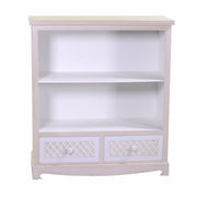 Bookcase cabinet 2 floors plus 2 drawers 85x35x95h cm