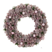 Crown with pink pine cones cmø30