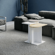 Tris coffee table Mund white oak light mocha