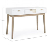 Console 3 drawers Leaf 110x40x78h cm