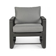 Garden armchair in Anthracite aluminum MERRIGAN YK13 74x78x h84 cm