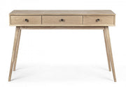 Alannis console 3 drawers in melamine wood