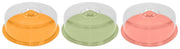 Sunrise cake cover in plastic 34 cm assorted colors