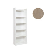 Bookcase furniture color elm 6 shelves h. 180x64x29 cm