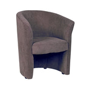 Belize armchair in dove gray velvet