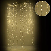 Cascade light 2268 fixed LEDs + 324 warm flash white wire outdoor use cm1x1x250