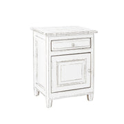 Rustic bedside table Colette 1 door and 1 left drawer