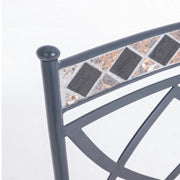 Berkley outdoor chair in metal