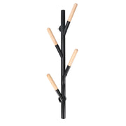 Black metal hanger 4 places cm19x18h63