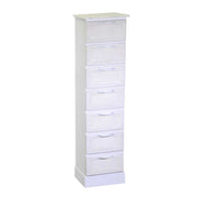 Liverpool wooden cabinet 7 drawers white cm29x23h109