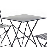 Set Bistrot anthracite Salmar