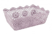 4x Crochet Basket Rett Lilac Xl