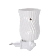 Essence burner white ceramic plug 9,8x7,5h13,8 cm